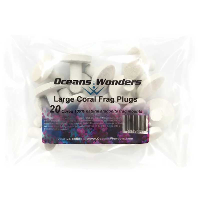 Agrocrete LARGE Coral Frag Plugs 1.25" (20 pc)